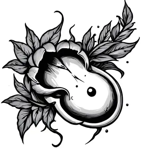 Nipple tattoo design idea