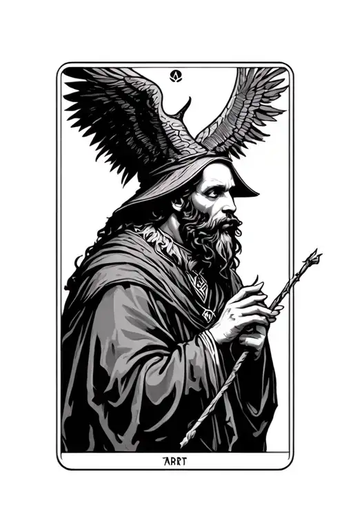tarrot the fool tarot card tattoo design idea