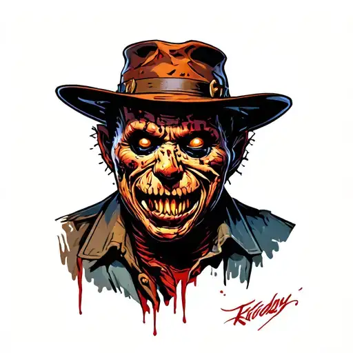 freddy krueger tattoo design idea
