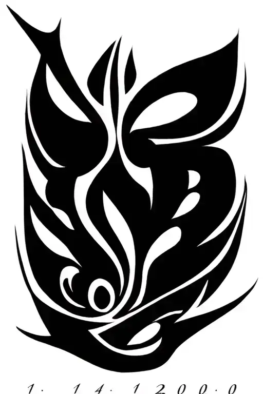 Child Birth Date 14 12 2010 tattoo design idea