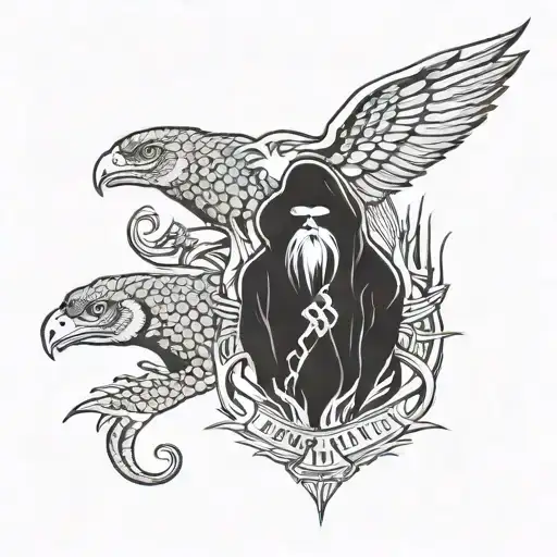 fear no man trust no bitch tattoo design idea