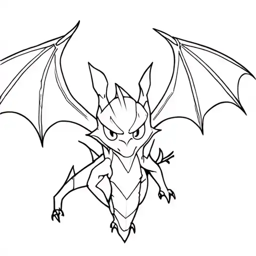 Toothless HTTYD Dragon tattoo design idea