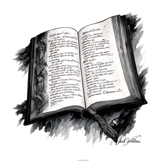 write me a biblical event, that includes the apostles creed and triune God. this tattoo is for forearm and hand  tattoo design idea