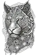 aztec jaguar warrior tattoo design idea