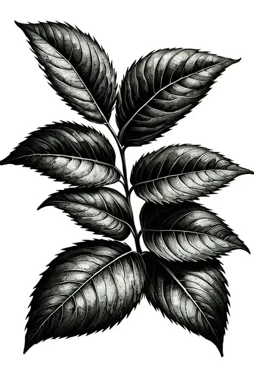 coffee plant tattoo design idea
