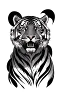 tiger tattoo design idea