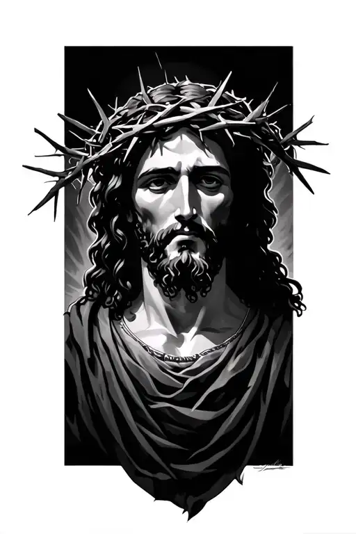 Crown of Thorns, Jesus's Ressurection tattoo design idea