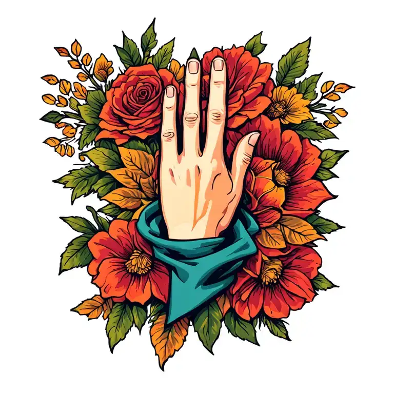 hand tattoo tattoo design idea