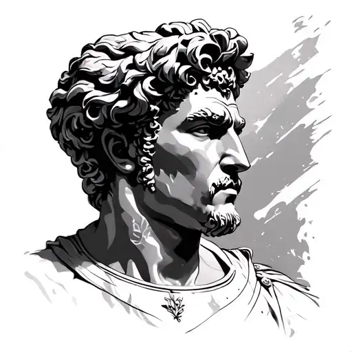 Caesar tattoo design idea