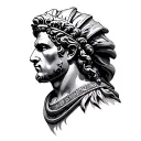 Caesar tattoo design idea