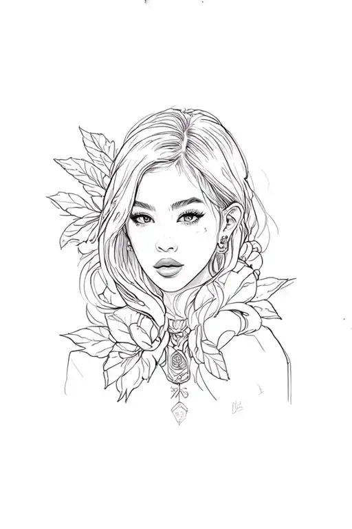 blackpink signature incorporated tattoo design idea