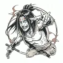 Uchiha Itachi American tattoo tattoo design idea