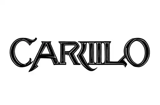 "Carrillo" tattoo design idea