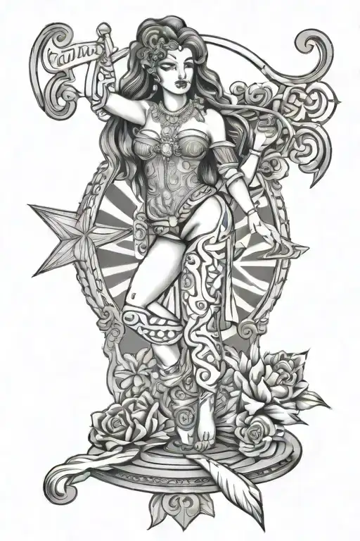 Kaela, Libra, Las Vegas, Samoa, Jewish tattoo design idea