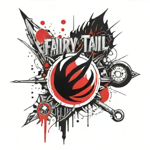 fairy tail logo with homonculus fma logo incorporated tattoo design idea