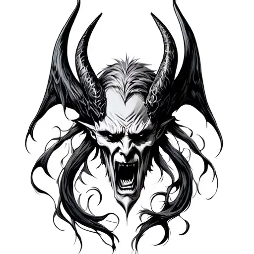 Lucifer tattoo design idea