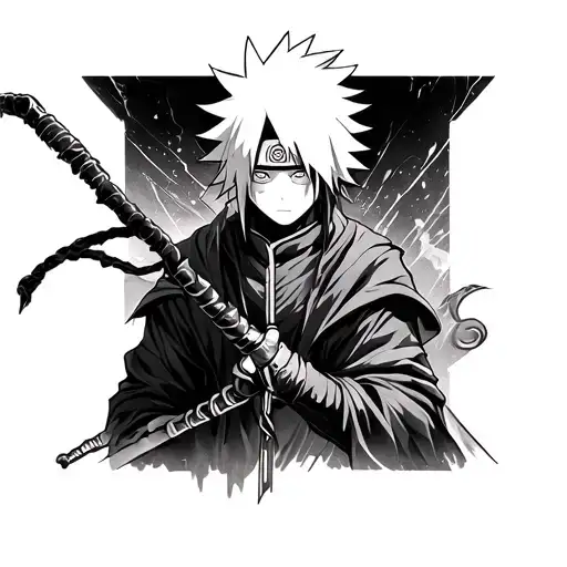 Obito Uchiha tattoo design idea