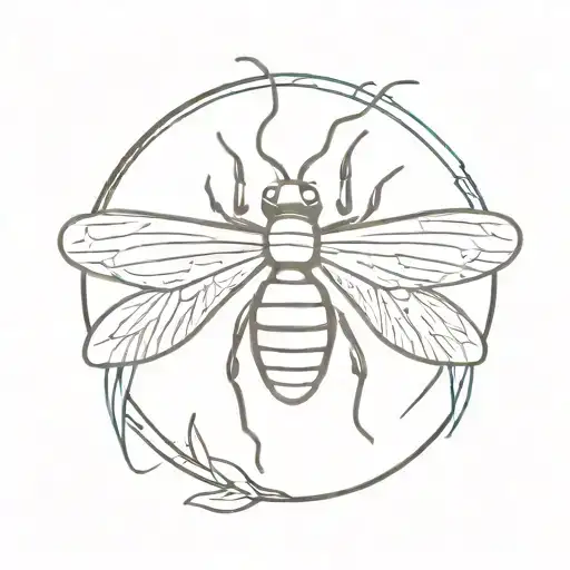 I'm a winged insect you're a funeral pyre tattoo design idea