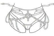 cuckold chastity belt tattoo design idea