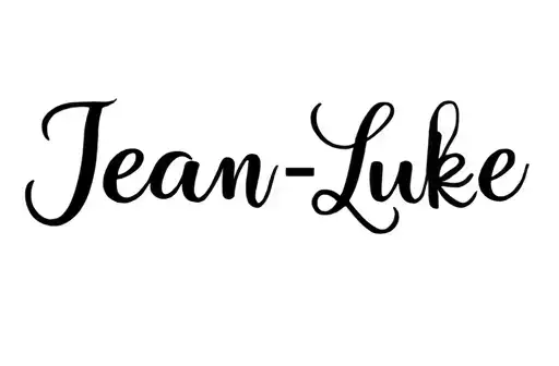 "Jean-Luke" tattoo design idea