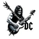 AC/DC tattoo design idea