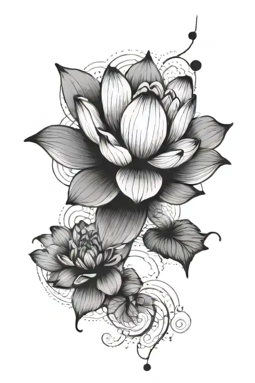 lotus flower and semicolon forearm tattoo tattoo design idea