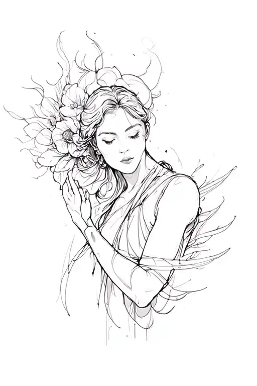 focus discipline commitment tattoo design idea