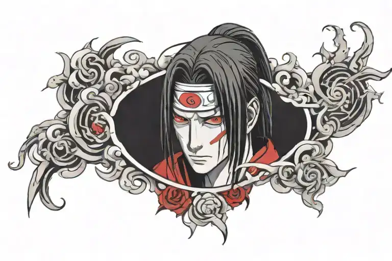 Itachi Uchiha tattoo design idea