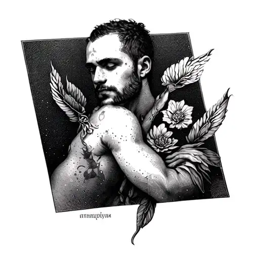 Russian prison tattoo about loyalty to a man forever  tattoo design idea