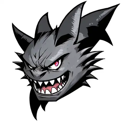 gym gengar tattoo tattoo design idea