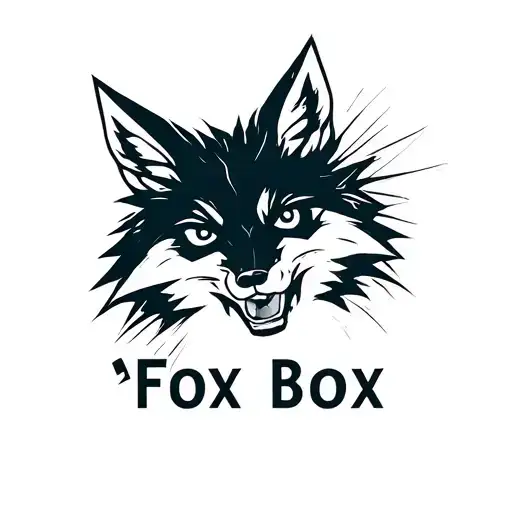 "Fox Box" "Fox Box" product logo for a military satelite battery  tattoo design idea