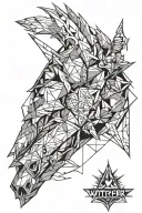 Witcher 3 tattoo design idea