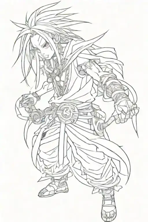 shaman king amidamaru tattoo design idea