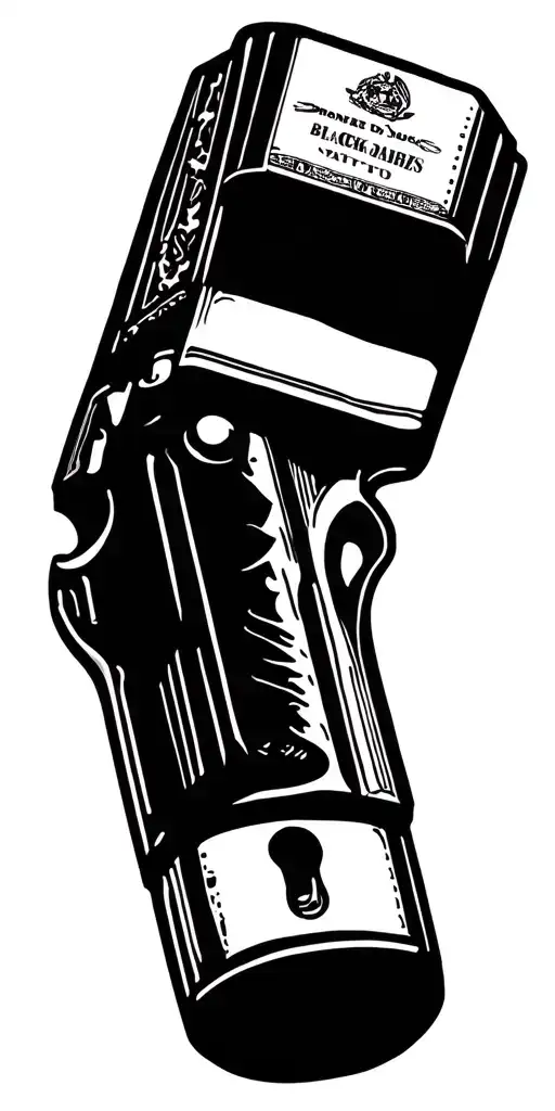 guns money drugs tattoo design idea
