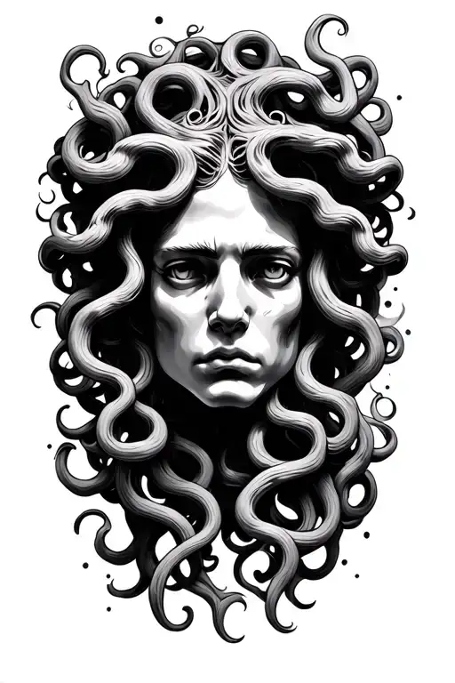medusa head tattoo tattoo design idea