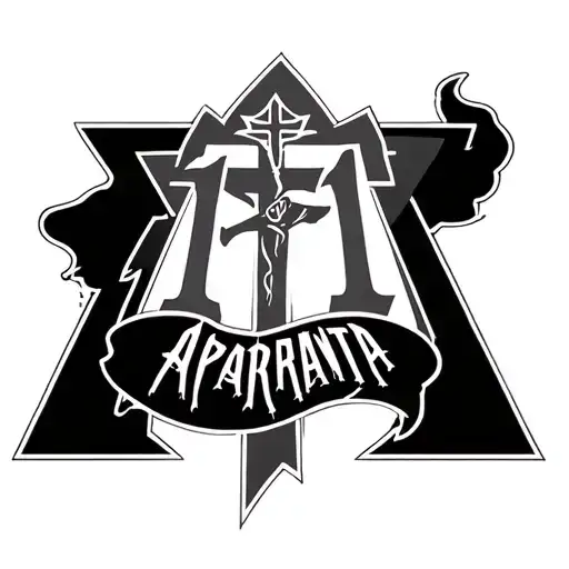 I want the tatoo to say Akparanta with the number 11 under it and a Jesus cross in the background tattoo design idea