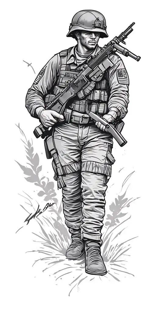 fallen soldiers memorialize tattoo design tattoo design idea