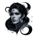 quasar tattoo design idea