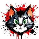 Tom and Jerry Gungsta Style tattoo design idea