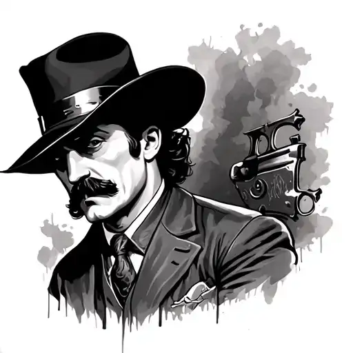 Doc Holliday tattoo design idea