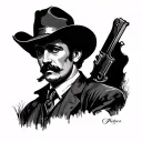 Doc Holliday tattoo design idea