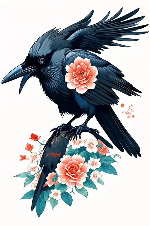 On the expansion of consciousness, the balance in life my taste for Japanese culture and a crows (boy) with tattoo design idea