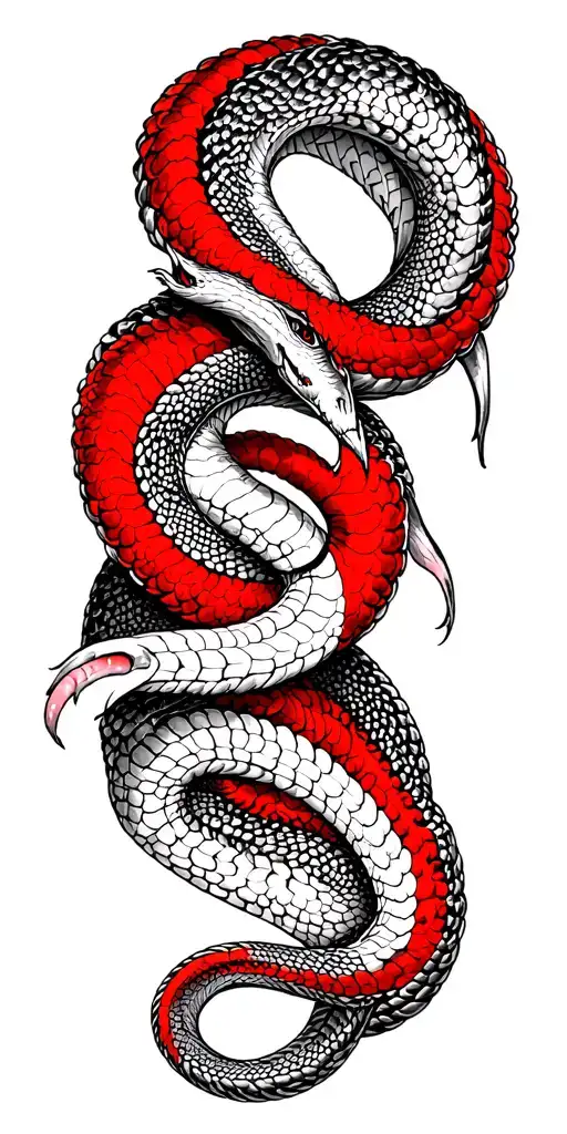 serpent circling arm, with son's name tattoo design idea