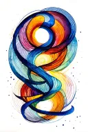 Abstract. lines that point a ways we imagine.travel, thin lines. Vitruvio Men, discover, fibonacci sequence tattoo design idea