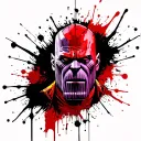 thanos tattoo design idea