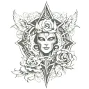 Arcane jayce subtle hints tattoo design idea