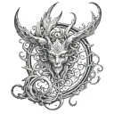 Arcane jayce subtle hints tattoo design idea