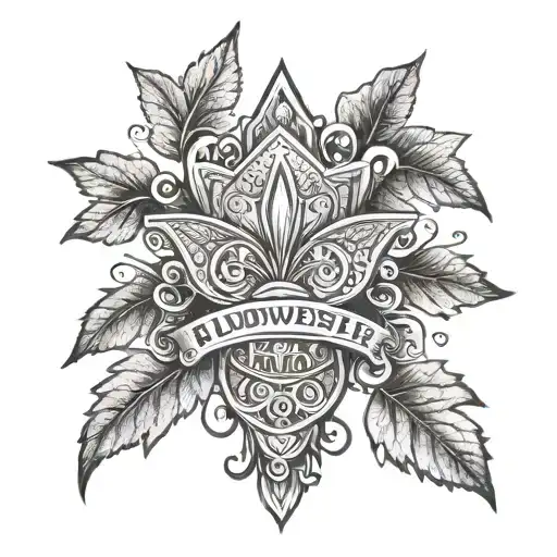 budweiser tattoo design idea