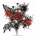 insanity tattoo design idea