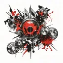 insanity tattoo design idea